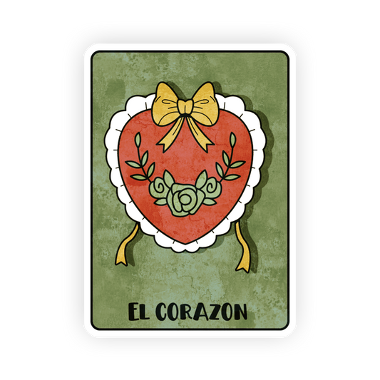 El Corazon - La Loteria Sticker