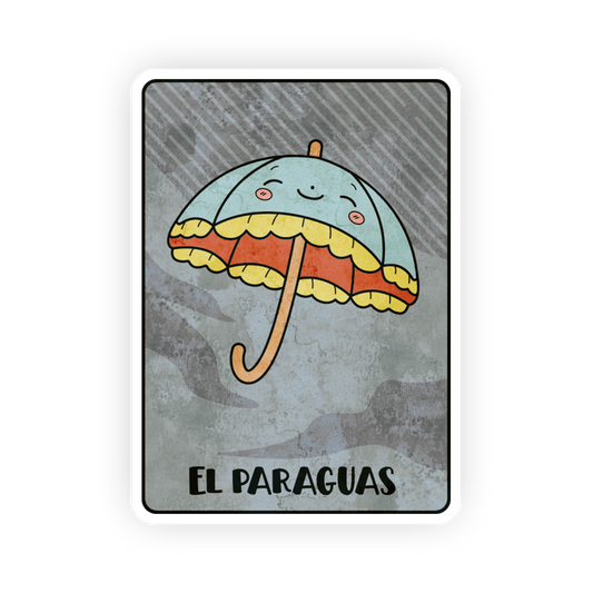 El Paraguas - La Loteria Sticker