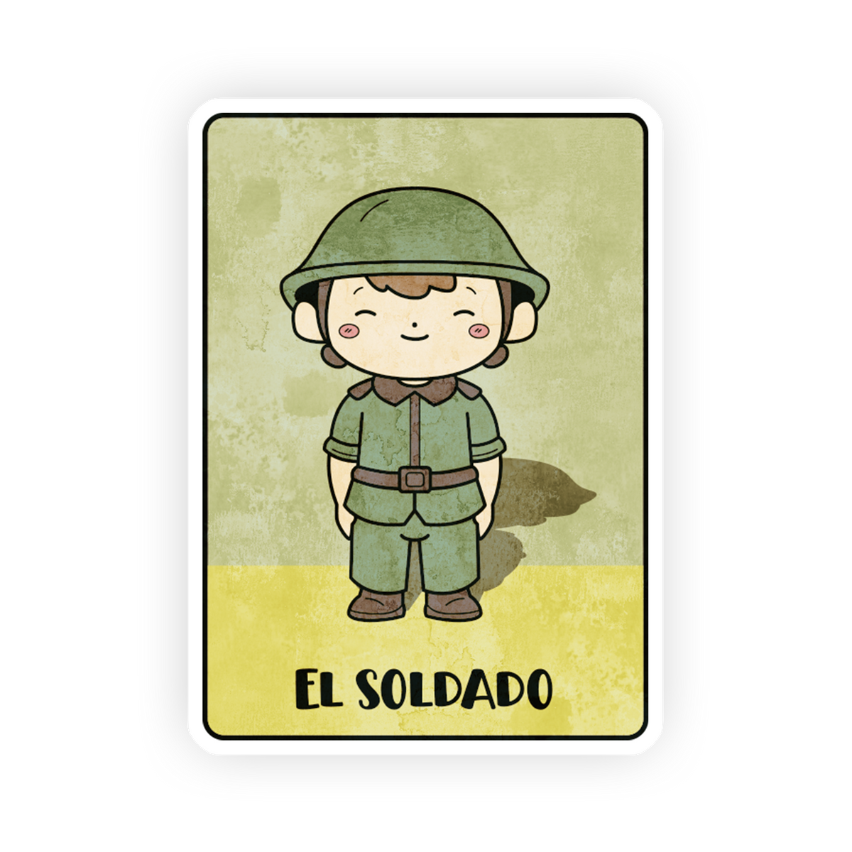 El Soldado - La Loteria Sticker
