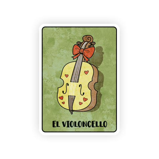 El Violoncello - La Loteria Sticker