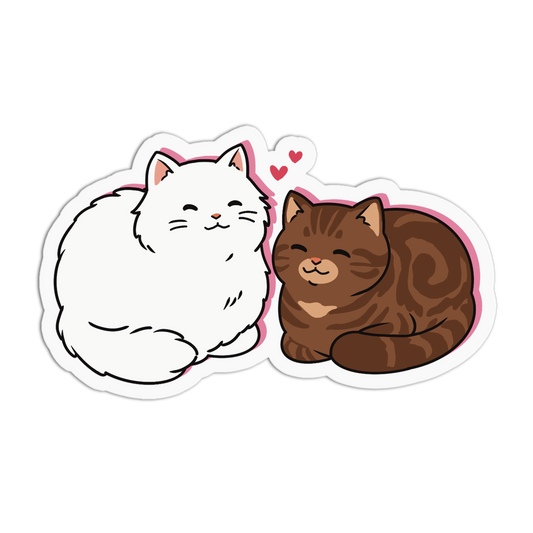 Fluffy Loaf Mates - El Gato Sticker
