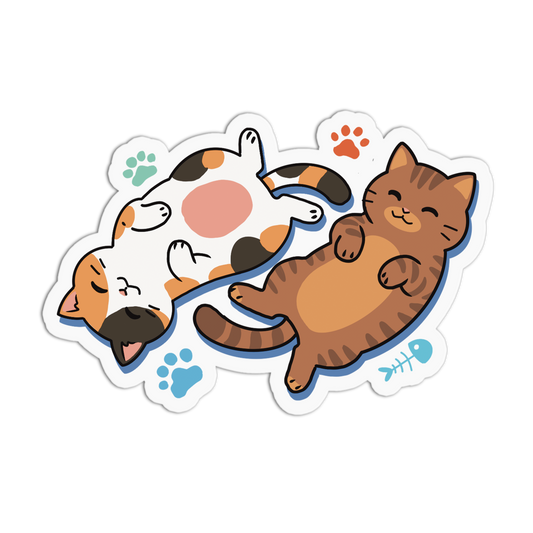 Belly Up Naps - El Gato Sticker