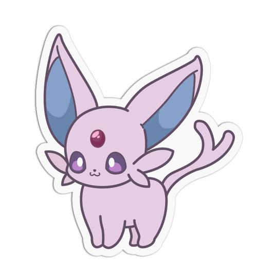 Cute Purple Gem Eveelution Sticker