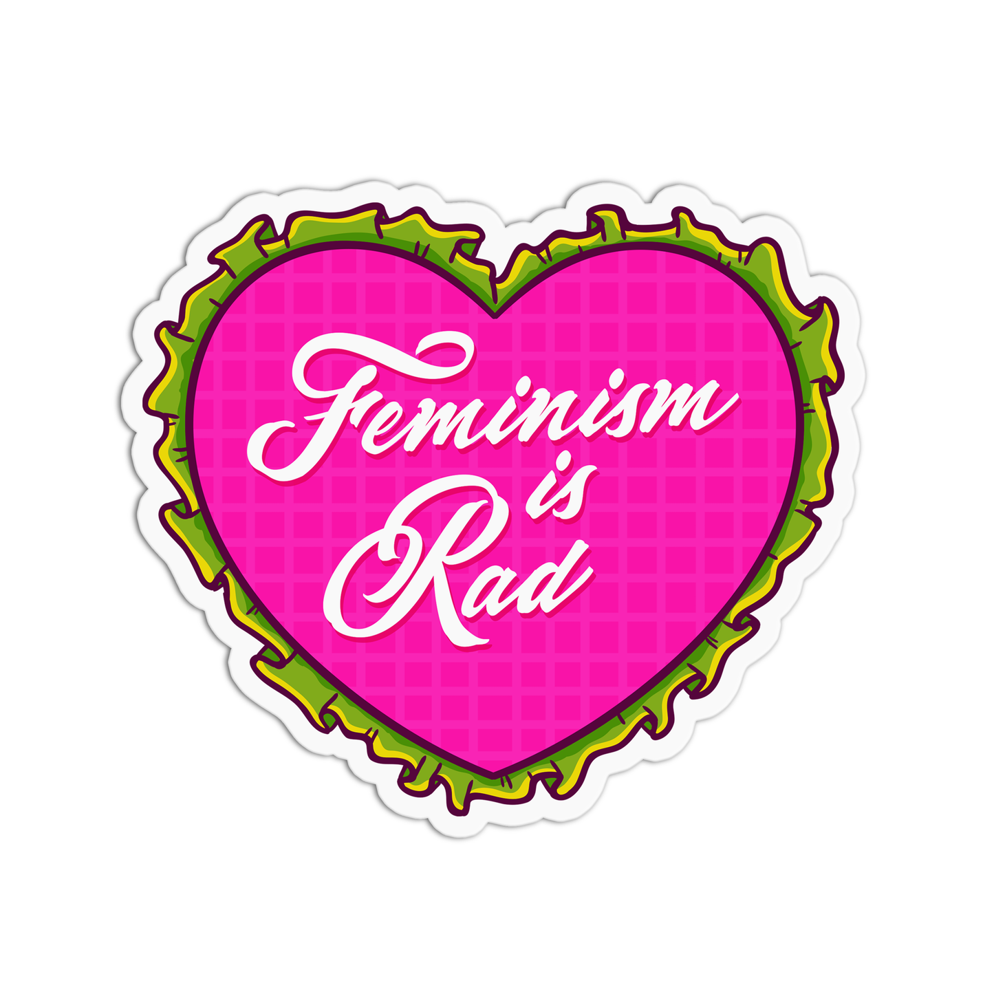 Feminism is Rad Feminism Sticker