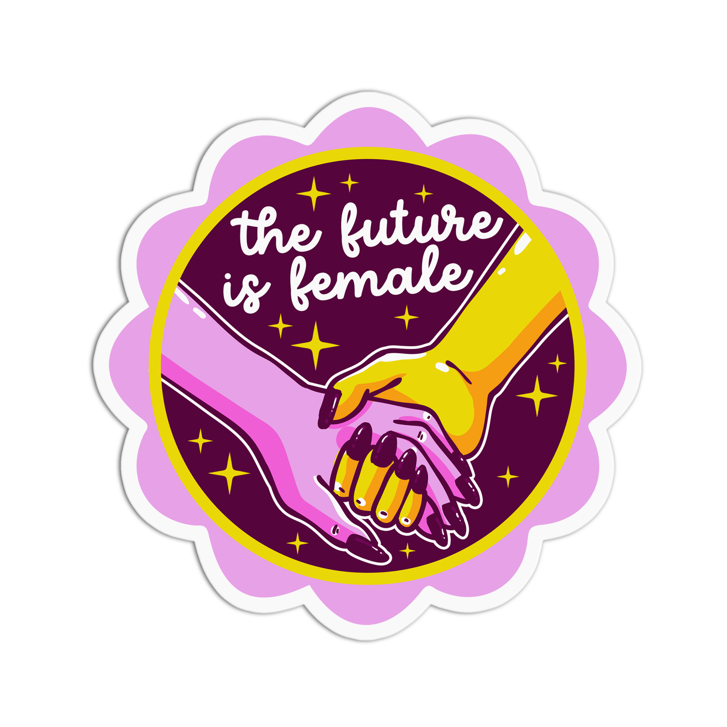 The future is female Feminism Sticker