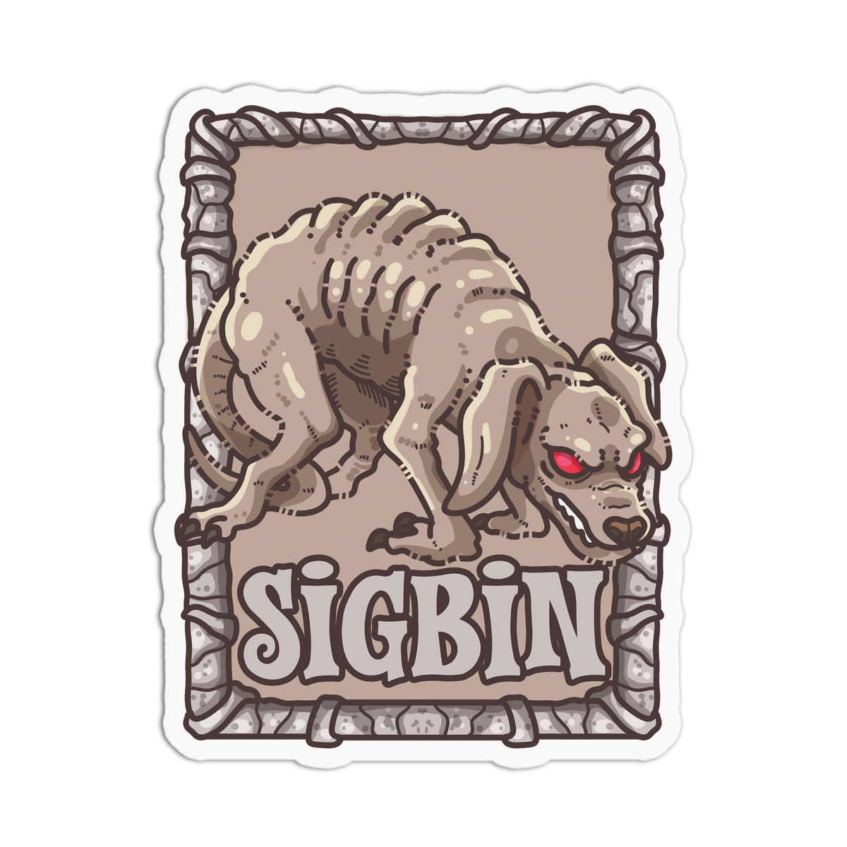 Skeletal Sigbin - Filipino Creatures Sticker
