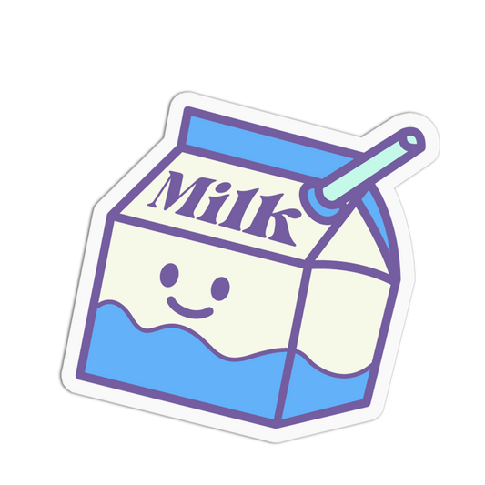Cute Milk Food Friends Sticker