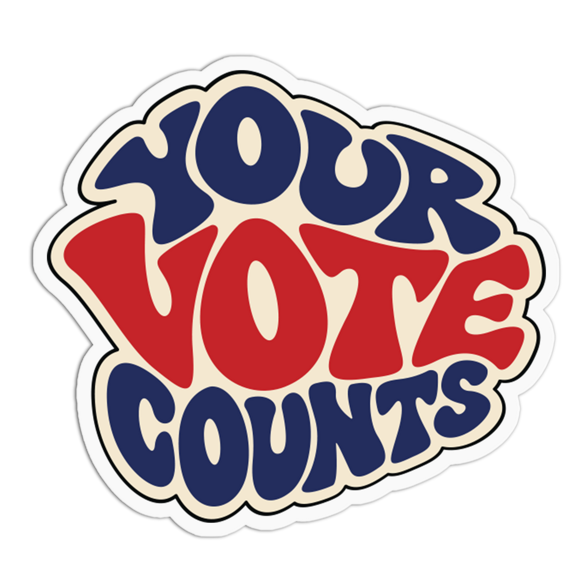 Vote Counts - iVoted Sticker