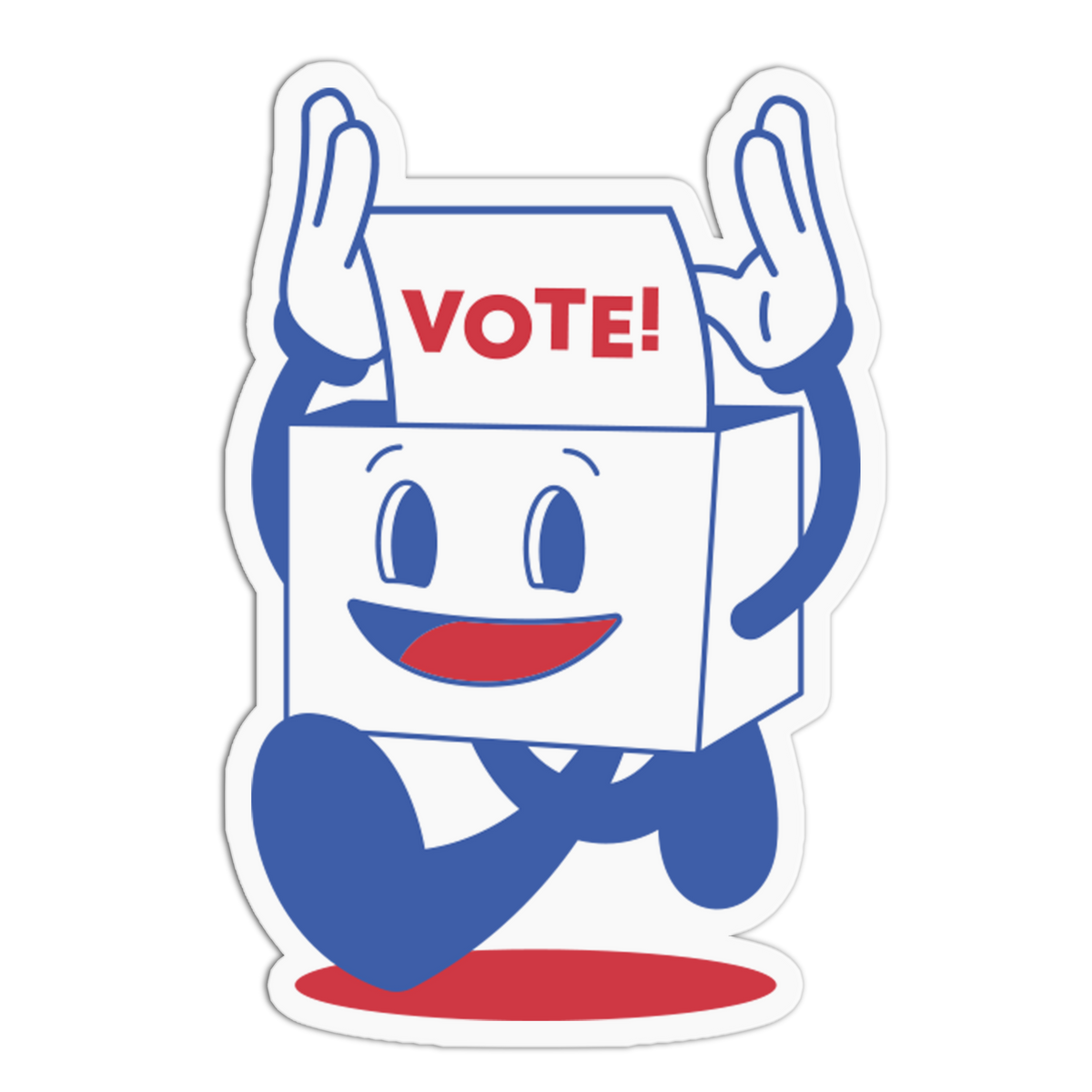 Ballot Box - iVoted Sticker