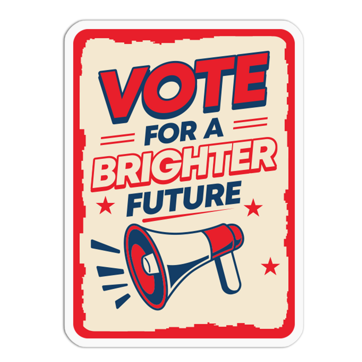 Brighter Future - iVoted Sticker