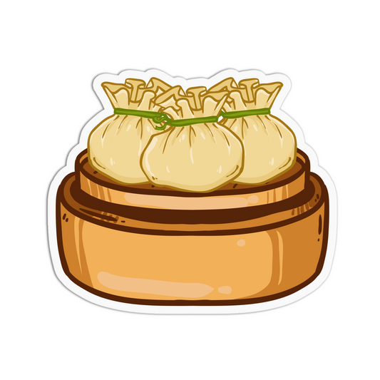 Xiao Long Bao Dumplings Asian Food Sticker