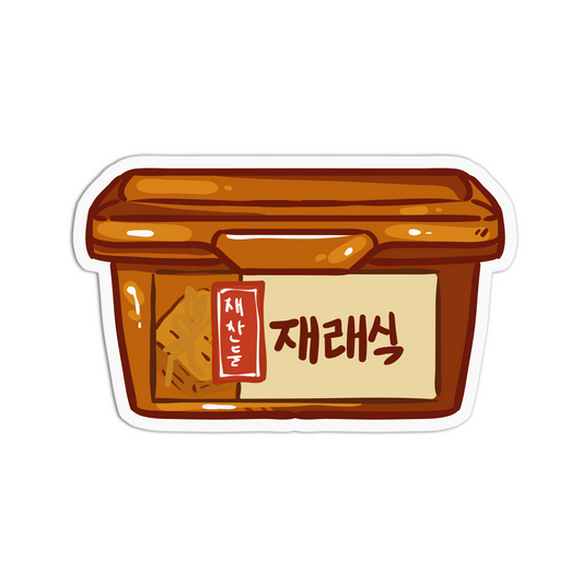 Soybean Paste Jaeraesik Asian Food Sticker