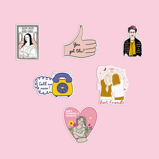 Line Art Sticker Pack