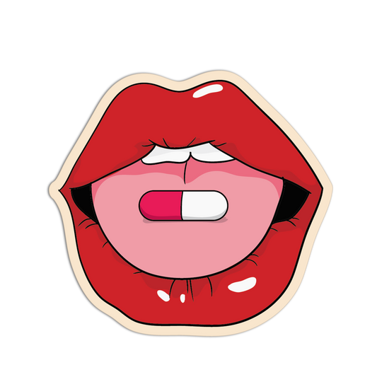 Lips Medication Series Sticker