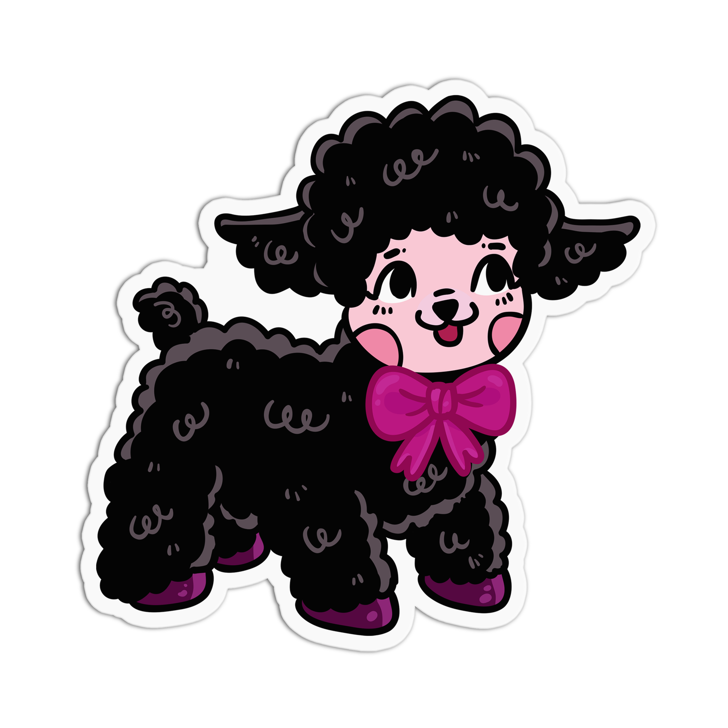 Black Sheep Halloween Sticker