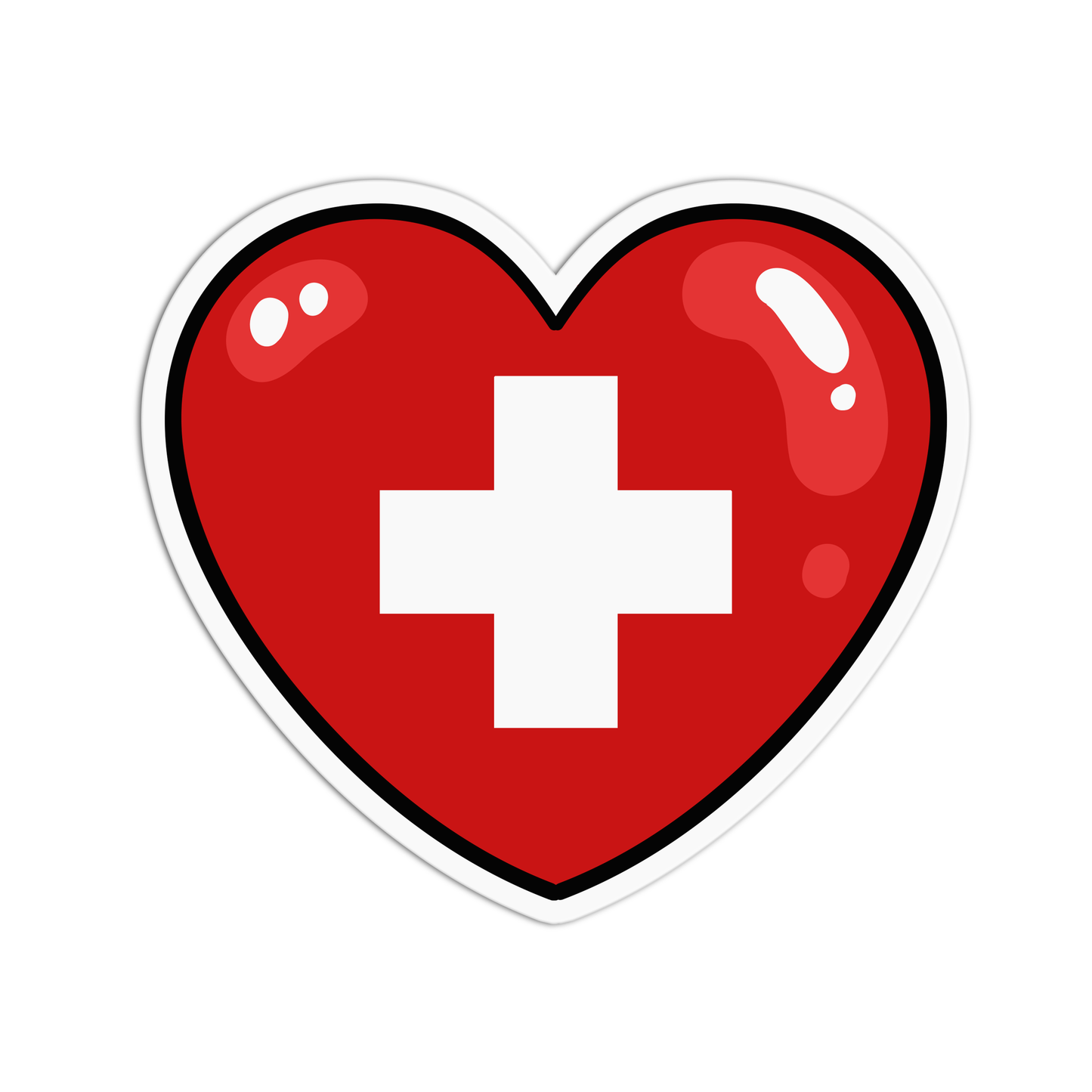 Heart Nurse Stickers