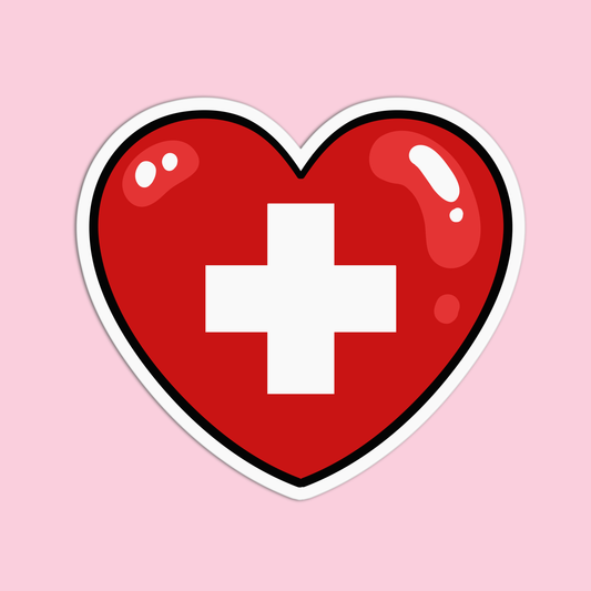 Heart Nurse Stickers