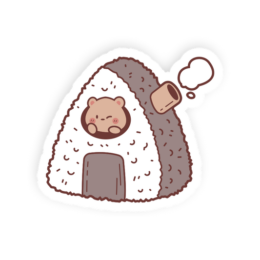 Onigiri House - Onigiri Bear Sticker