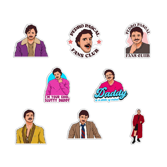 Pedro Pascal Sticker Pack