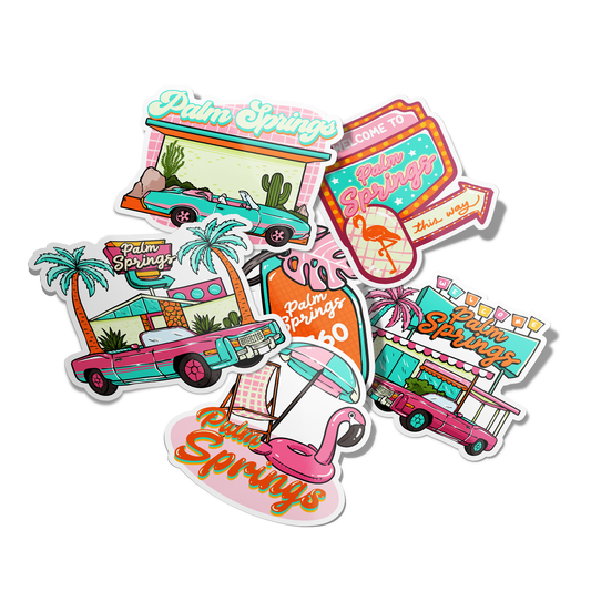 Palm Springs Collection Sticker Pack