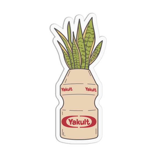 Probiotic Bottle - Planter Asian Foods Sticker