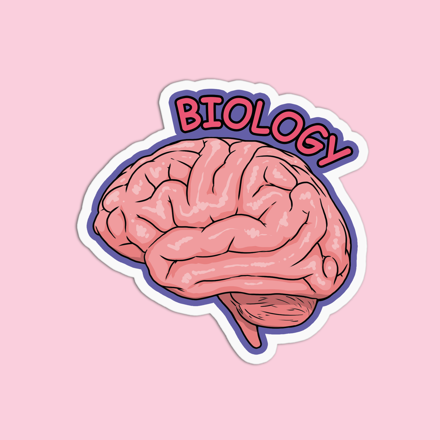 Brain Organ Science Sticker
