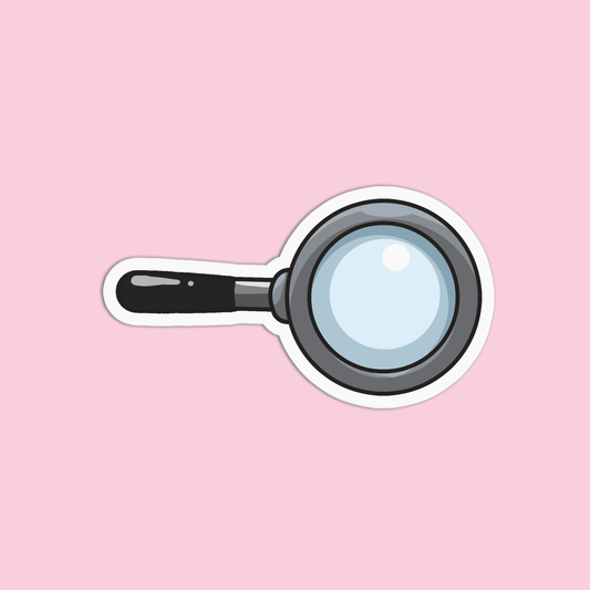 Magnifying Glass Science Sticker