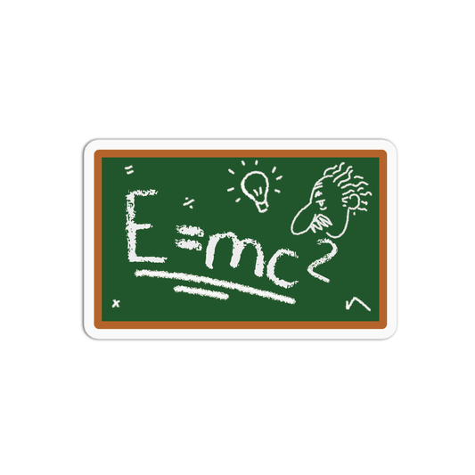 Theory of Relativity Formula Science Sticker