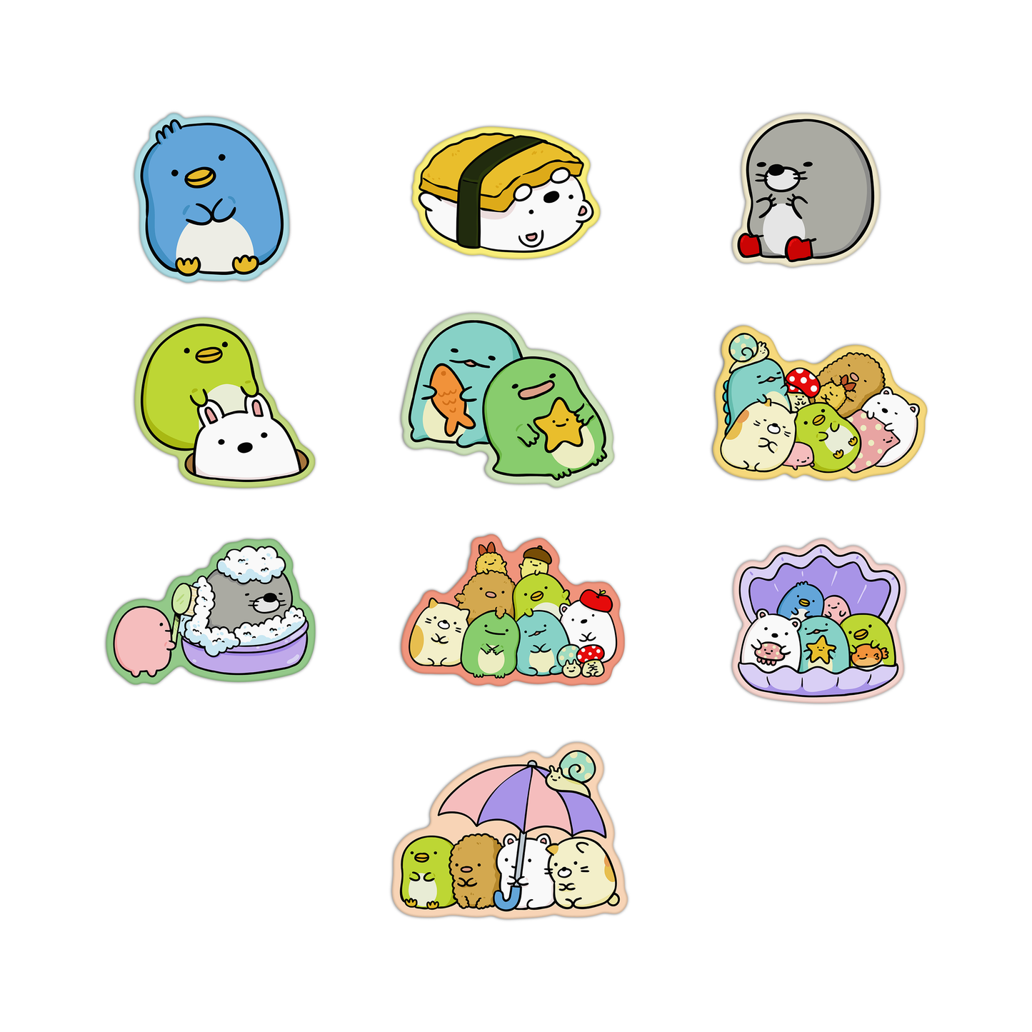 Summiko Gurashi Collection Sticker Pack