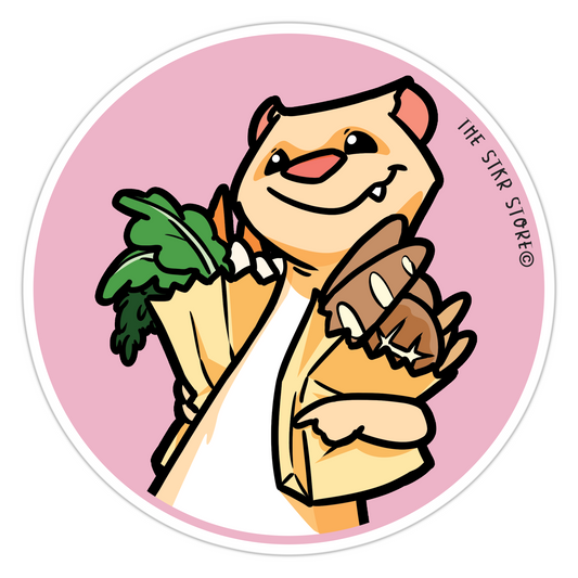 Fresh Fare Ferret Supermarket Animal Stickers