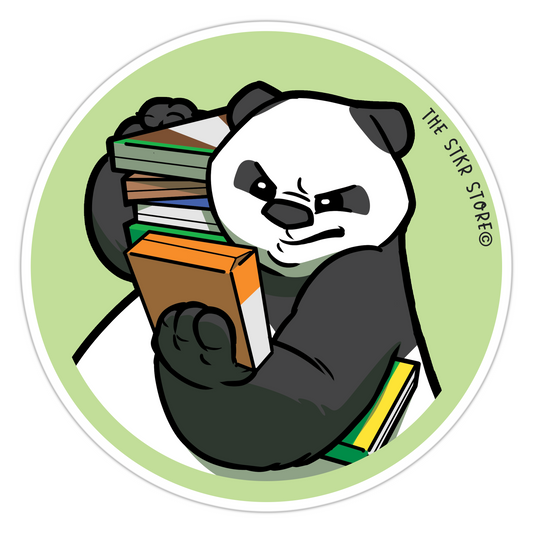 Scholarly Panda Supermarket Animal Stickers