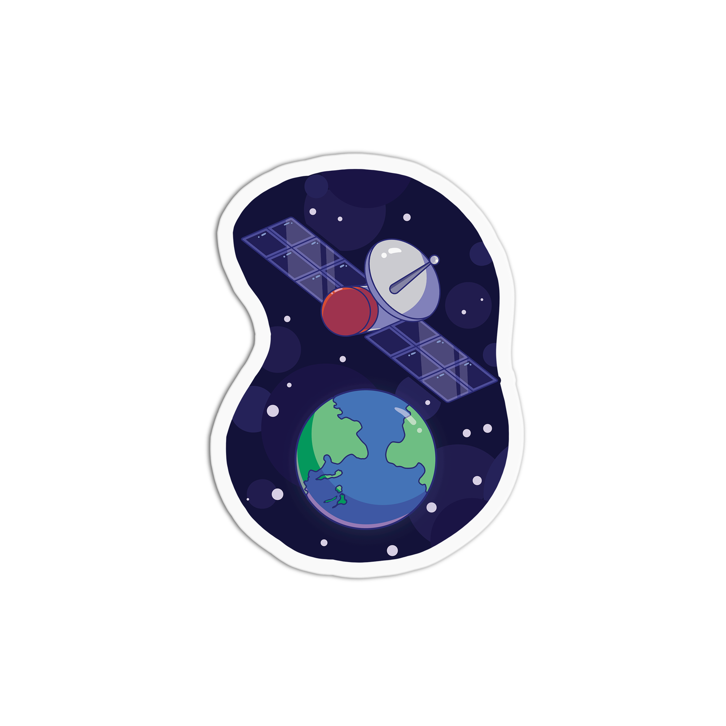 Earth Space One Sticker