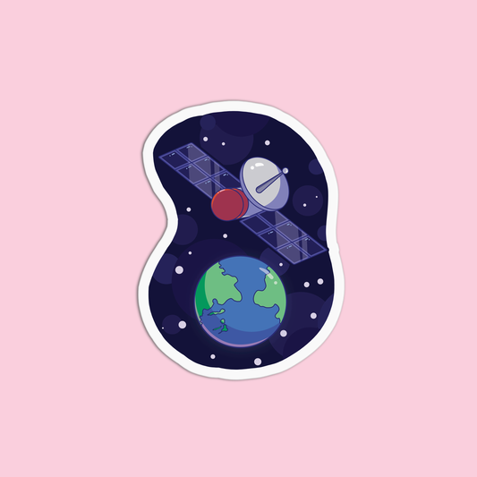 Earth Space One Sticker