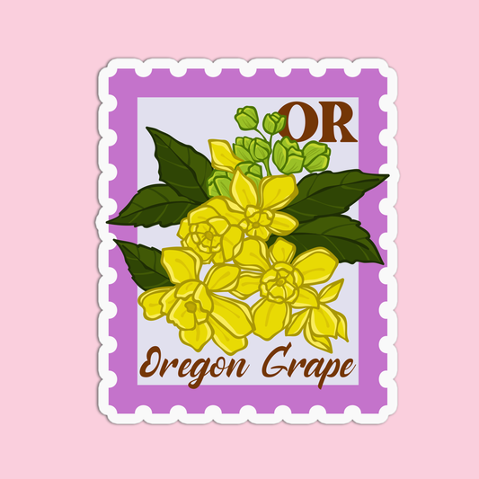 Oregon Grape State Flower Stickers