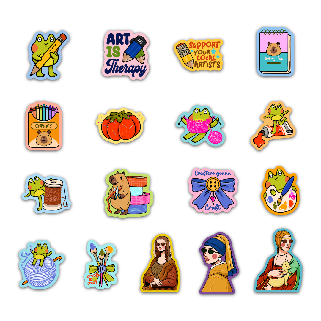 Arts & Crafts Sticker Pack