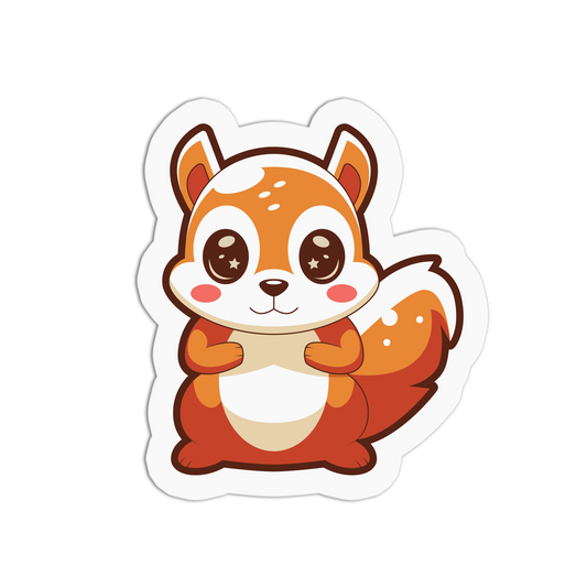 Smiling Cute Squirrel Sticker