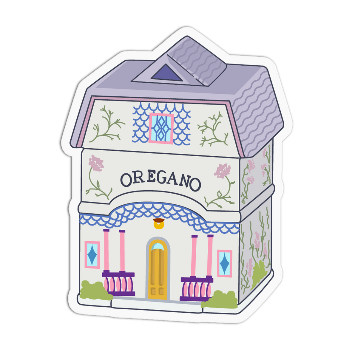 Oregano Estate - Spices Village Sticker