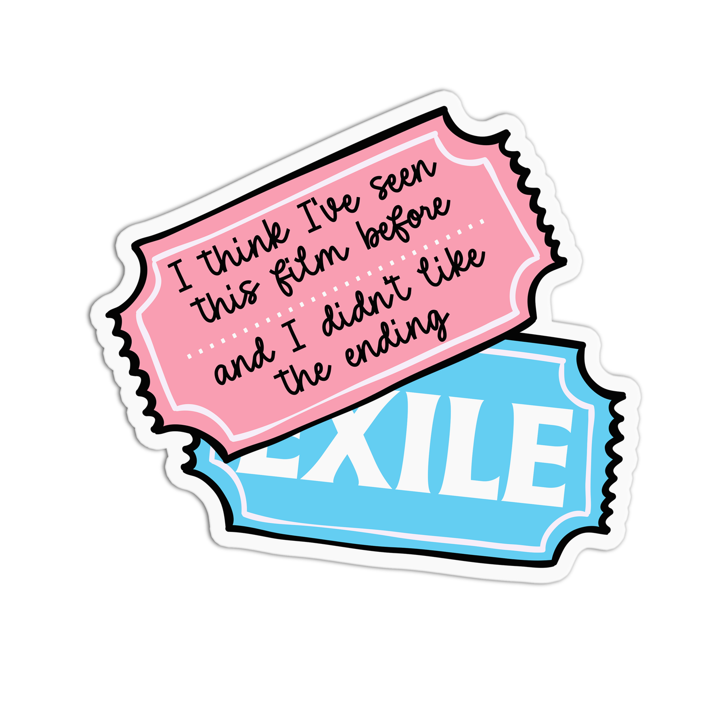 I think I've seen this film before and I didn't like the ending Taylor Swift Sticker