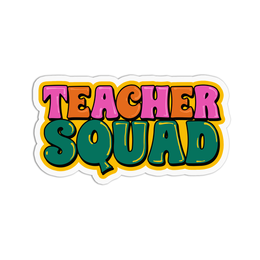 Teacher Squad Teacher Stickers
