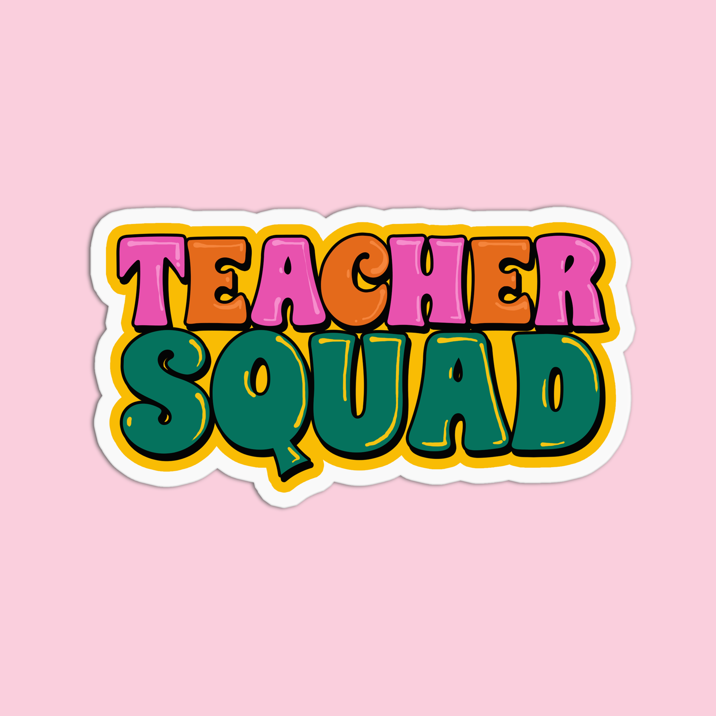 Teacher Squad Teacher Stickers