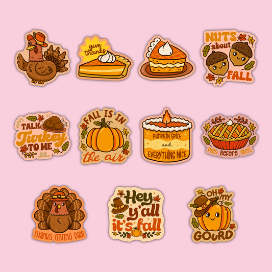 Thanksgiving Sticker Pack