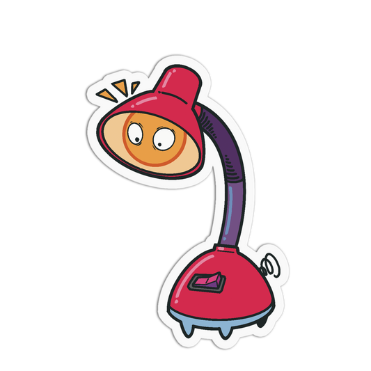 Desk Lamp - Tech Critters Sticker