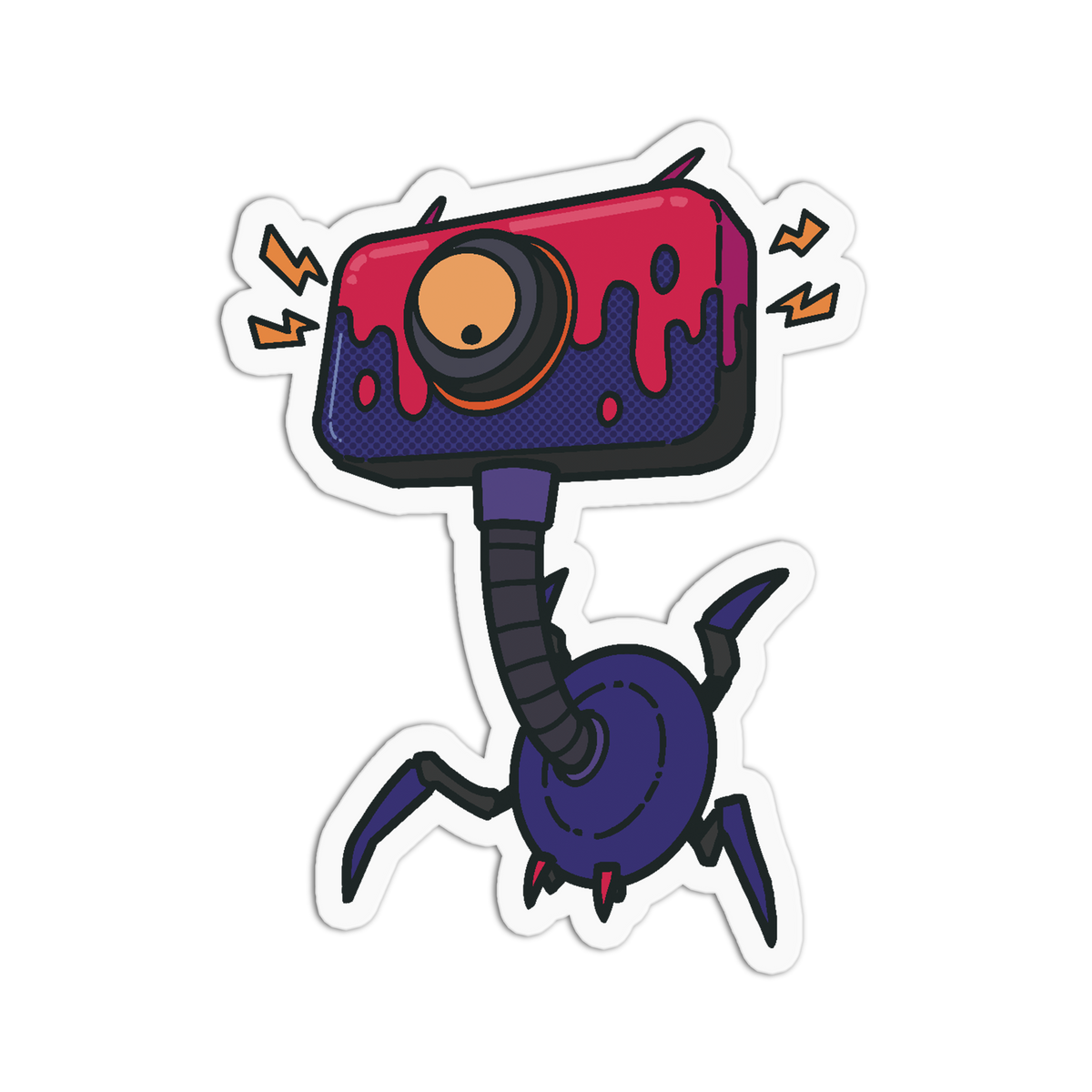 USB Hub - Tech Critters Sticker