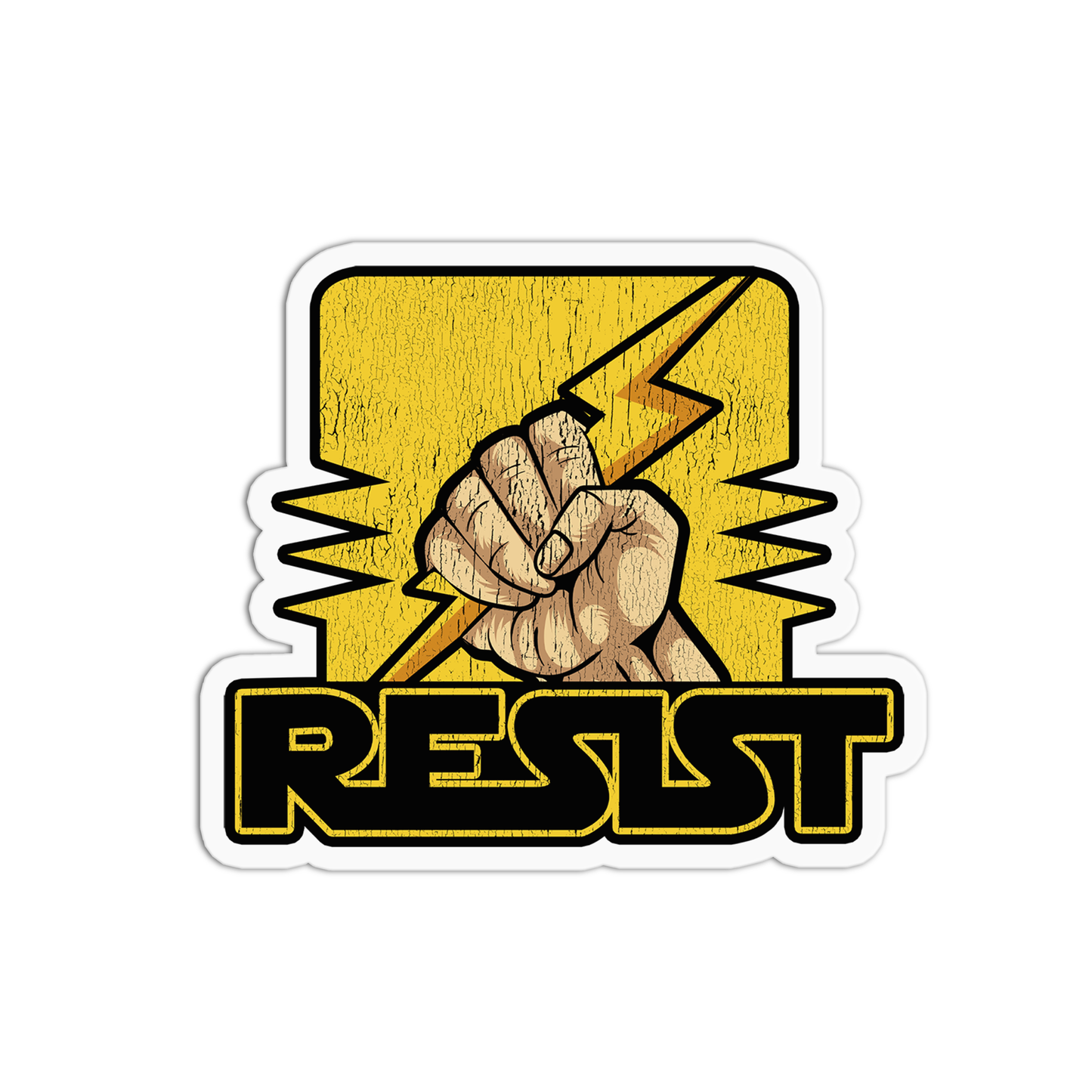 Resist Utility Worker Sticker