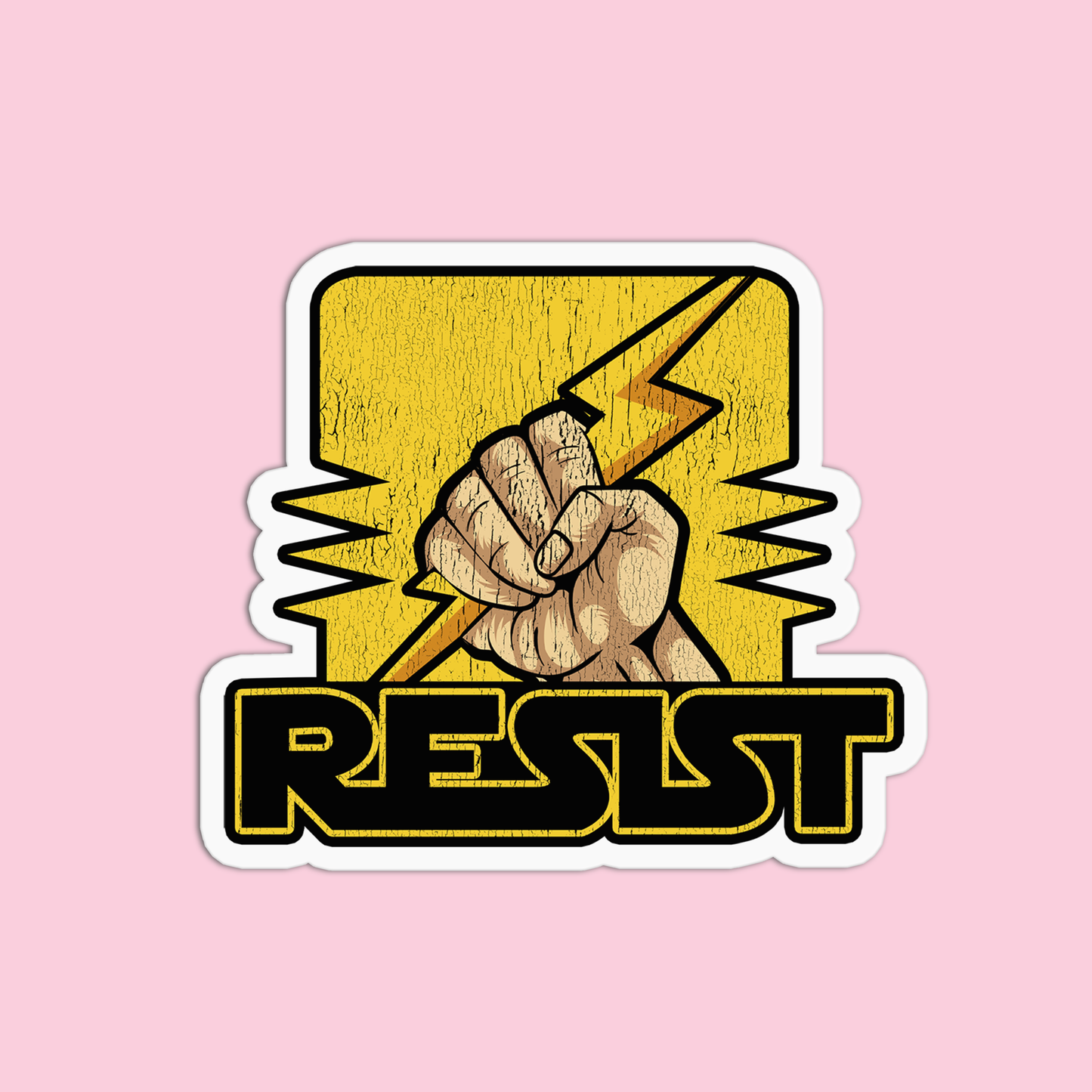 Resist Utility Worker Sticker