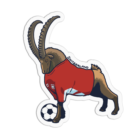 Switzerland Ibex Soccer World Cup Sticker