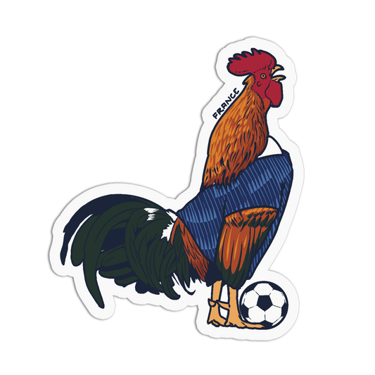 France Rooster Soccer World Cup Sticker