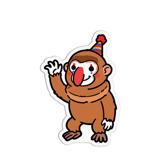 Honk the Clown- Cute Animal Sticker