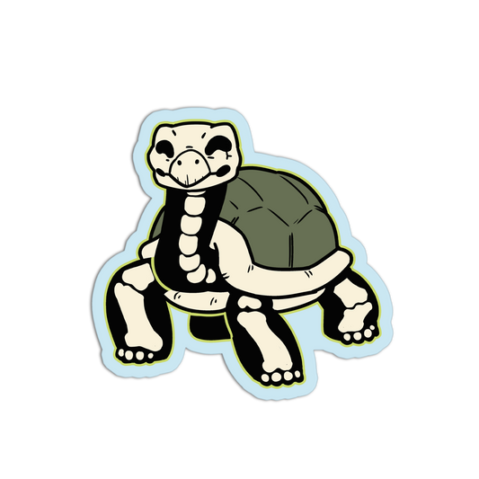 Turtle Skeleton Animal Stickers
