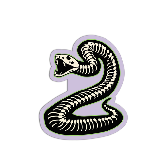 Snake Skeleton Animal Stickers